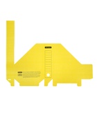 Накопитель-лоток архивный, микрогофрокартон, 75 мм, желтый 11003345