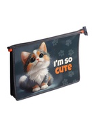 Папка для тетрадей А4 «Котенок», молния сверху, ламинированный картон - фото 809616039