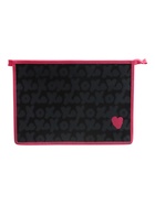 Папка для тетрадей А4 Xoxo love, молния сверху, ламинированный картон - Фото 2