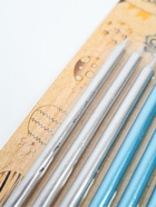 УЦЕНКА Свечи в торт «Ройс», 6 шт., высокие, 13 см, серебряные и голубые - Фото 4