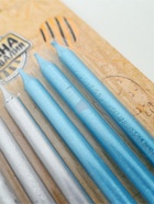 УЦЕНКА Свечи в торт «Ройс», 6 шт., высокие, 13 см, серебряные и голубые - Фото 5