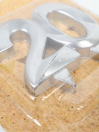 УЦЕНКА Свеча в торт юбилейная «Грань», цифра 20, серебро - Фото 5