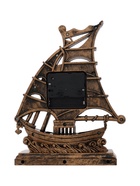 УЦЕНКА Часы - будильник настольные «Клипер», дискретный ход, циферблат d-7.5 см, 17×21.5 см - Фото 3