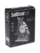 УЦЕНКА Часы - будильник настольные «Клипер», дискретный ход, циферблат d-7.5 см, 17×21.5 см - Фото 6