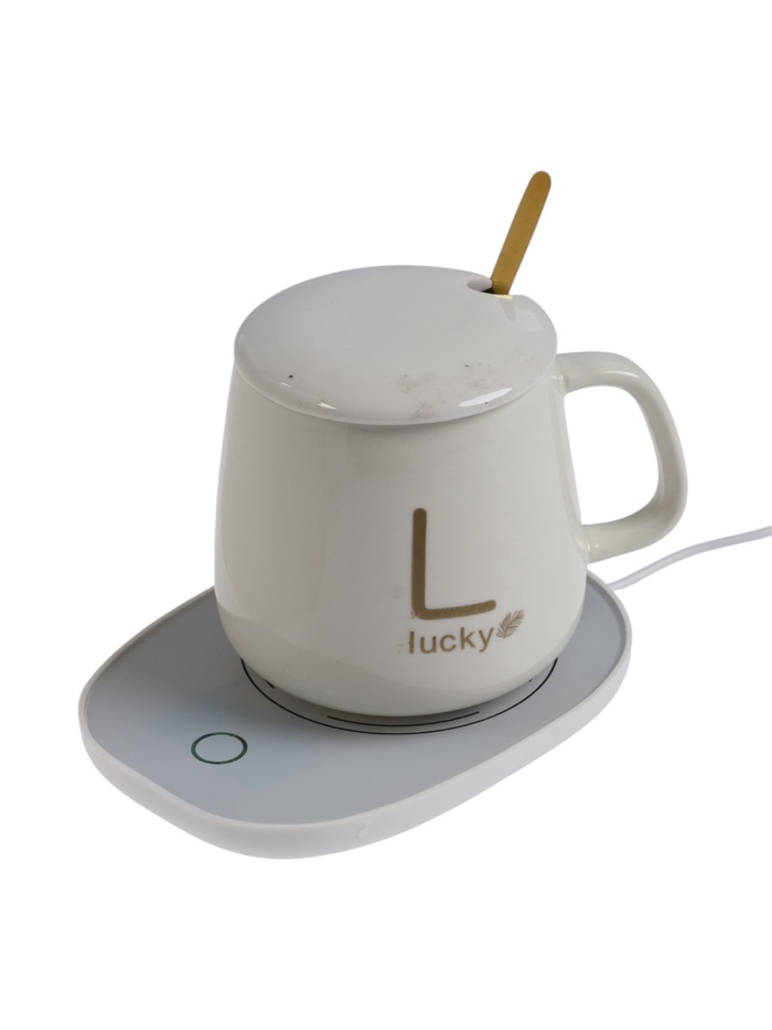 УЦЕНКА Кружка с подогревом LSK-1501, от USB, 16 Вт, белая - Фото 1