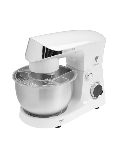 УЦЕНКА Миксер планетарный Leonord LE-1778, 1500 Вт, 10 скоростей, 3 насадки, чаша 3 л, белый 1095171
