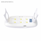 УЦЕНКА Лампа для гель-лака Luazon LUF-12, LED, 6 Вт, 6 диодов, USB, красная - Фото 3