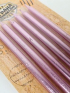 УЦЕНКА Свечи в торт «Ройс», 6 шт., высокие, 13 см, розовый металлик - Фото 4