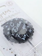 УЦЕНКА Свеча в торт «Воздушный шарик», черный - Фото 4