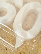 УЦЕНКА Свеча в торт юбилейная «Грань» (набор 2 в 1), цифра 60, жемчужный, 6.5 см - Фото 4