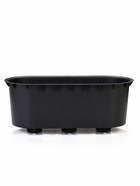 Кашпо для цветов «Микрит», 6 л, 38×18×16.2 см, пластиковое, со вставкой, серое - Фото 5