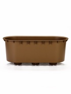 Кашпо для цветов «Микрит», 6 л, 38×18×16.2 см, пластиковое, со вставкой, бежевое - Фото 5