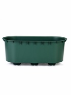 Кашпо для цветов «Рамона», 6 л, 38×18×16.5 см, пластиковое, со вставкой, цвет нефрит - Фото 5