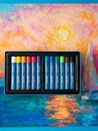 Пастель масляная 12 цветов ЗХК «Сонет», 10/69, круглая  (артикул 11004315)  большой выбор товаров оптом и в розницу по низким ценам с доставкой