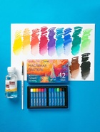 Пастель масляная 12 цветов ЗХК «Сонет», 10/69, круглая  (артикул 11004315)  большой выбор товаров оптом и в розницу по низким ценам с доставкой