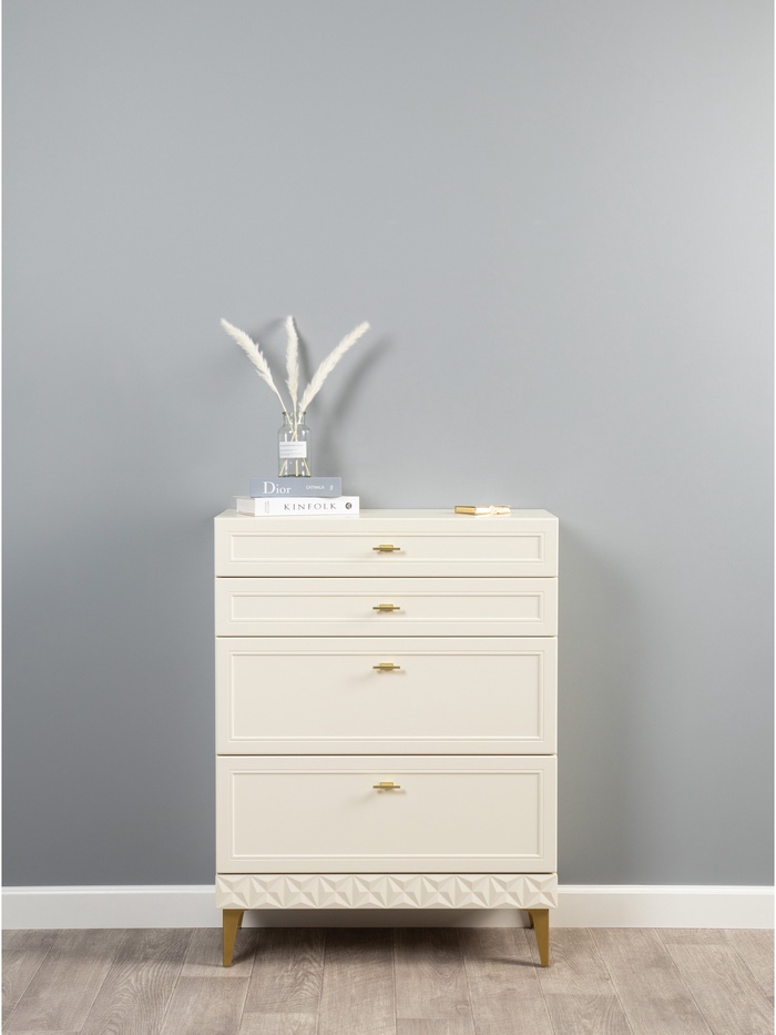 Комод напольный «Марион 16.249», 801×369×1066 мм, цвет слоновая кость