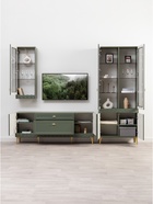 Гостиная «Марион», 3 предмета, компоновка 2, цвет зелёный - Фото 3