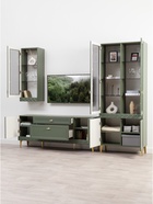 Гостиная «Марион», 3 предмета, компоновка 2, цвет зелёный - Фото 4