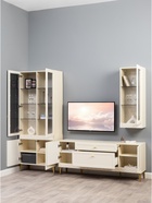 Гостиная «Марион», 3 предмета, компоновка 3, цвет слоновая кость - Фото 4