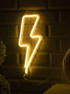 УЦЕНКА Неоновая вывеска «Молния», 34×13 см, AAx3+USB, свечение тёплое белое - Фото 7