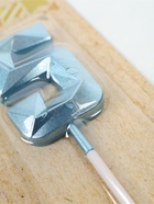 УЦЕНКА Свеча в торт на шпажке «Алмаз», цифра 5, голубая, 5 см - Фото 4