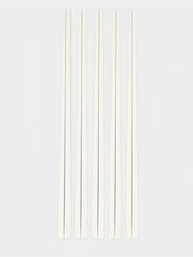 Палочки для суши, 5 пар, 24.5 см, керамика, белые
