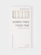 Палочки для суши, 5 пар, 24.5 см, керамика, белые - Фото 5