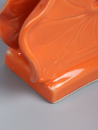 УЦЕНКА Салфетница "Цветок" керамика, цв. оранжевый, 12х5х10 см - Фото 6