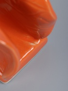 УЦЕНКА Салфетница "Цветок" керамика, цв. оранжевый, 12х5х10 см - Фото 7