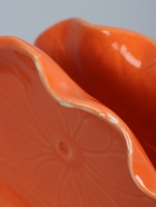 УЦЕНКА Салфетница "Цветок" керамика, цв. оранжевый, 12х5х10 см - Фото 9