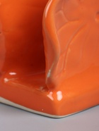 УЦЕНКА Салфетница "Цветок" керамика, цв. оранжевый, 12х5х10 см - Фото 10