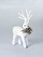 УЦЕНКА Декор «Белый олень в бусинках» 29×16×8 см - Фото 2