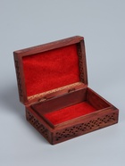 УЦЕНКА Шкатулка резная "Холи" 18х13х6 см, дерево шишам - Фото 3