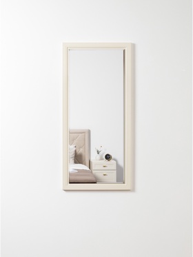 Зеркало «Марион 17.14», 560×20×1200 мм, цвет слоновая кость