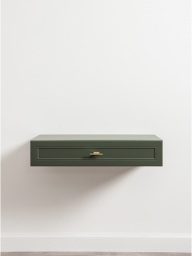 Стол - консоль «Марион 12.318», 700×369×138 мм, цвет дымчатый зеленый / олива шагрень