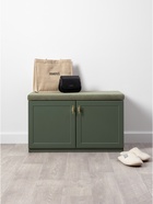 Тумба для обуви «Марион 14.64», 815×380×490 мм, цвет дымчатый зеленый / олива шагрень - Фото 1