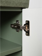 Тумба для обуви «Марион 14.64», 815×380×490 мм, цвет дымчатый зеленый / олива шагрень - Фото 3