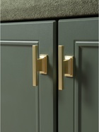 Тумба для обуви «Марион 14.64», 815×380×490 мм, цвет дымчатый зеленый / олива шагрень - Фото 5