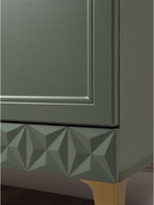 Тумба для обуви «Марион 16.134», 801×369×1066 мм, цвет дымчатый зеленый / олива шагрень - Фото 7