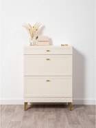 Тумба для обуви «Марион 16.134», 801×369×1066 мм, цвет слоновая кость - Фото 1