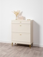 Тумба для обуви «Марион 16.134», 801×369×1066 мм, цвет слоновая кость - Фото 2