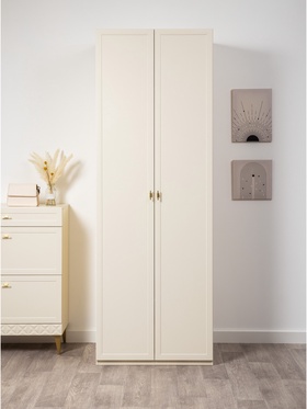 Шкаф двухдверный «Марион 16.340.02», 800×593×2303 мм, цвет слоновая кость