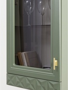 Шкаф навесной «Марион 16.334», 400×305×1073 мм, цвет дымчатый зеленый / олива шагрень - Фото 4