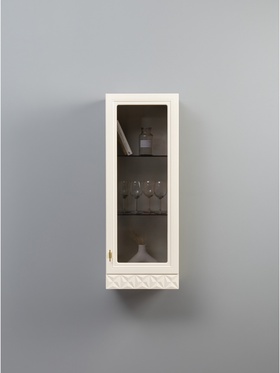 Шкаф навесной «Марион 16.334», 400×305×1073 мм, цвет слоновая кость