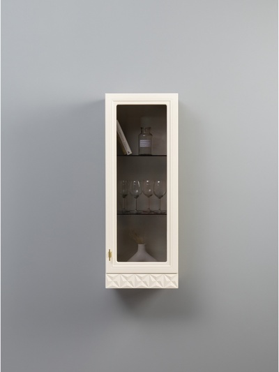 Шкаф навесной «Марион 16.334», 400×305×1073 мм, цвет слоновая кость