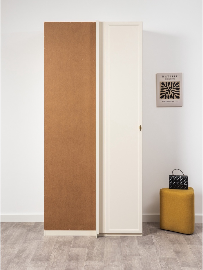 Шкаф угловой «Марион 16.339», 1055×653×2303 мм, цвет слоновая кость