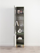 Шкаф - витрина «Марион 16.397.01», 400×369×2000 мм, цвет дымчатый зеленый / олива шагрень - Фото 3