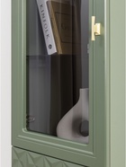 Шкаф - витрина «Марион 16.397.01», 400×369×2000 мм, цвет дымчатый зеленый / олива шагрень - Фото 4