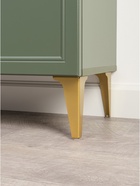 Шкаф - витрина «Марион 16.397.01», 400×369×2000 мм, цвет дымчатый зеленый / олива шагрень - Фото 8