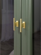 Шкаф - витрина «Марион 16.397.02», 801×369×2000 мм, цвет дымчатый зеленый / олива шагрень - Фото 5